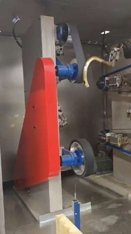 Precision Robotic Sanding Machine for J-Type Copper Alloy Bathroom Faucets