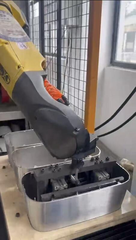 6 Axis Robotic Polishing Machine for Stainless Steel Appliance Housings