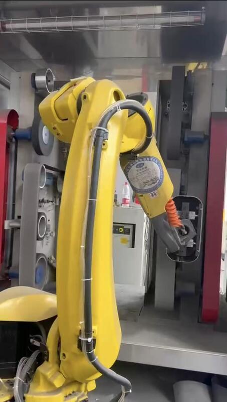 Fully Automated Flexible Robotic Polishing Machine Safe Operation 6 Axis