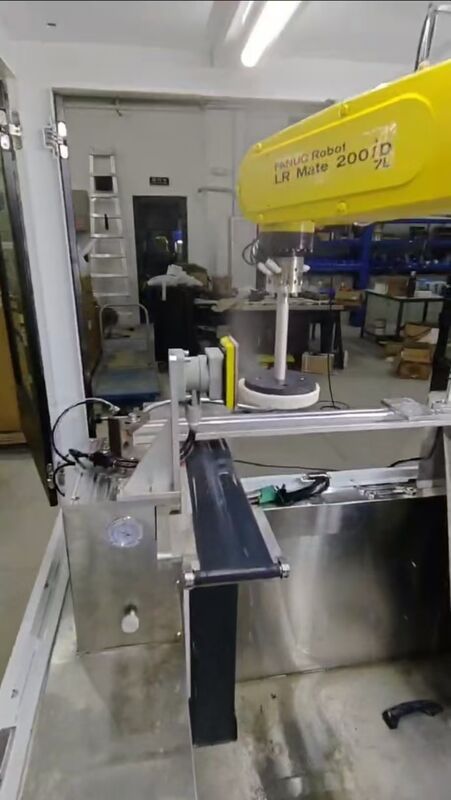 Plastic Automotive Parts PLC Deburring Robot for Grinding / Surface Finishes