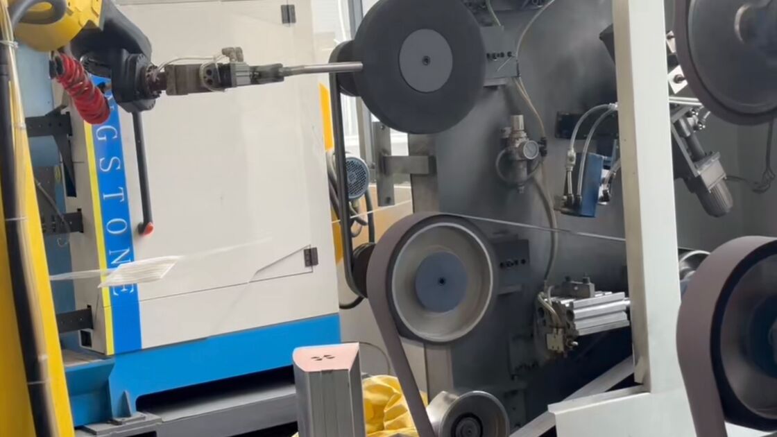 Robotic Grinding And Polishing Solution Featuring Six Axis Robot for Consistent Stainless Steel Surface Finishes and Production Cycles