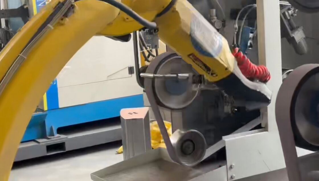 Robotic Grinding And Polishing Solution Featuring Intelligent Force Regulation and High Accuracy for Consistent Stainless Steel Surface
