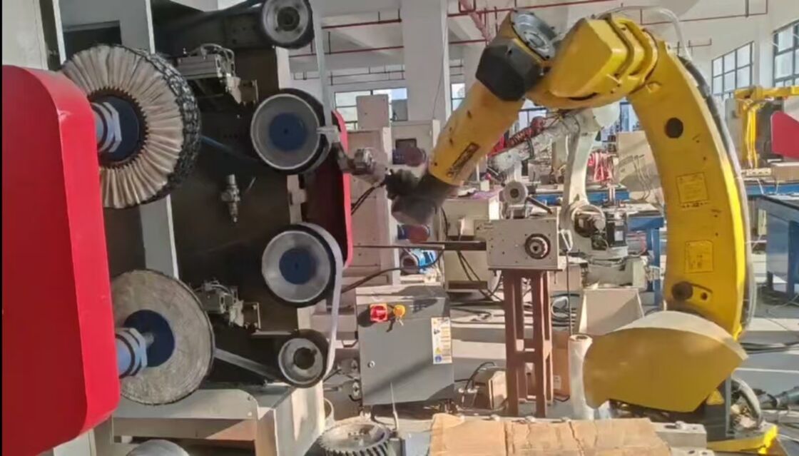 Robotic Grinding Cell Designed for Stable Operation and Superior Surface Finishing of Zinc Alloy Bathroom Hardware Accessories