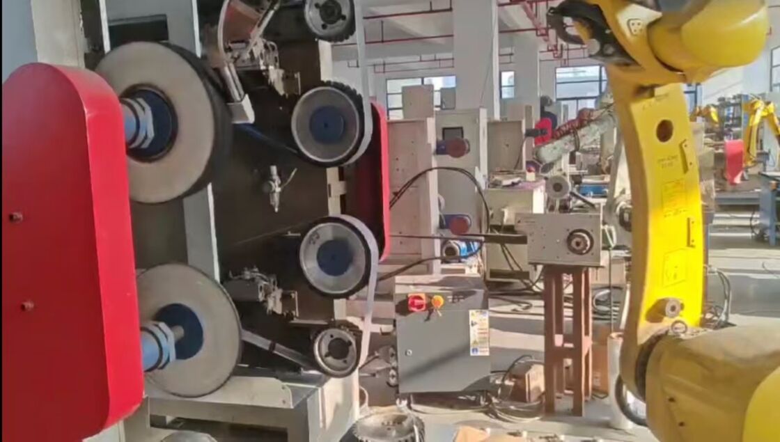 Robotic Grinding Cell Designed for Stable Operation and Superior Surface Finishing of Zinc Alloy Bathroom Hardware Accessories