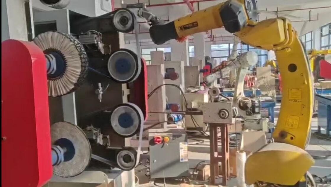 Robotic Grinding Cell Utilizing FANUC Robot for Accurate Burr and Parting Line Detection in Zinc Alloy Bathroom Hardware Grinding