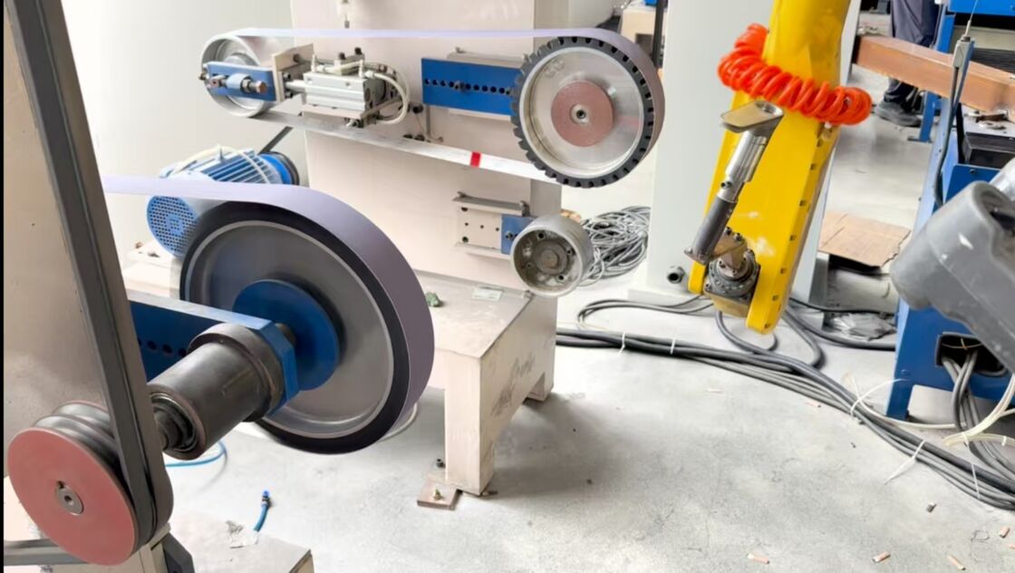 Robust Robotic Grinding System with Eco-Friendly Operation for Welded Stainless Steel Bathroom Faucets