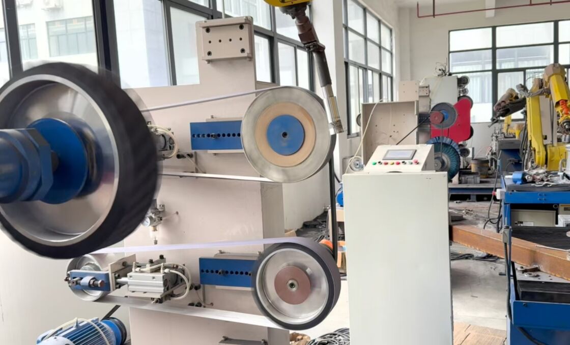 High-Performance Eco-Friendly Robotic Grinding System for Welded Stainless Steel Bathroom Faucets