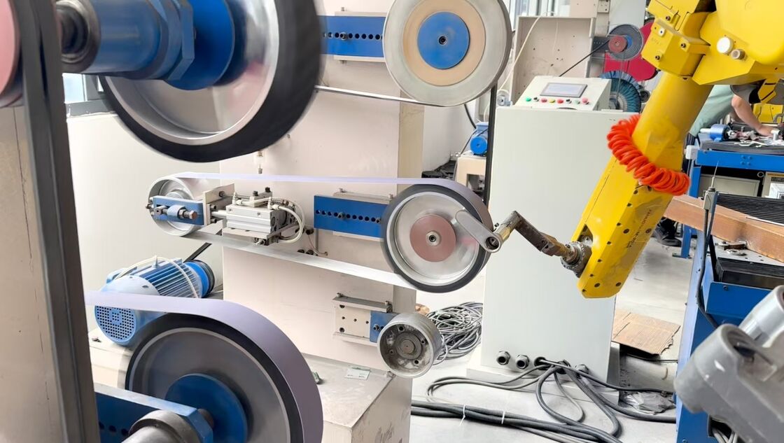 High-Performance Eco-Friendly Robotic Grinding System for Welded Stainless Steel Bathroom Faucets