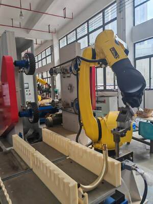 Copper Alloy Robotic Grinding Cell ±0.02mm Accuracy 220V for Bathroom Faucet