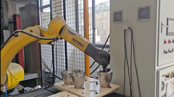 High Throughput Automated Polishing Machine for Stainless Steel Kettle Housing