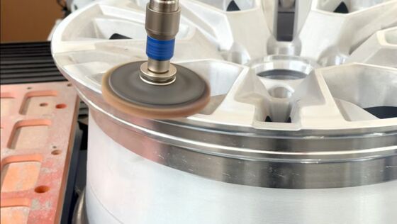 Dust Minimization Robotic Grinder for Aluminum Alloy Automobile Wheel Grinding